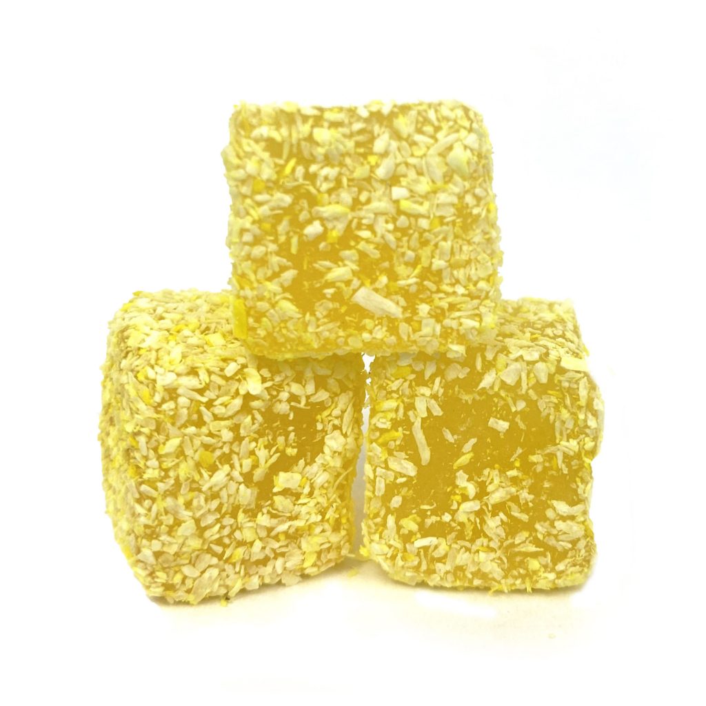 Coconut Cherry Turkish Delight