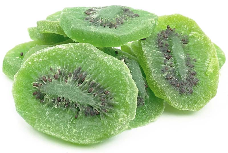 Crystallised kiwi fruit